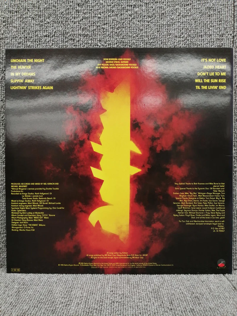 ELEKTRA Analog Record DOKKEN/UNTER VERRIEGELUNG