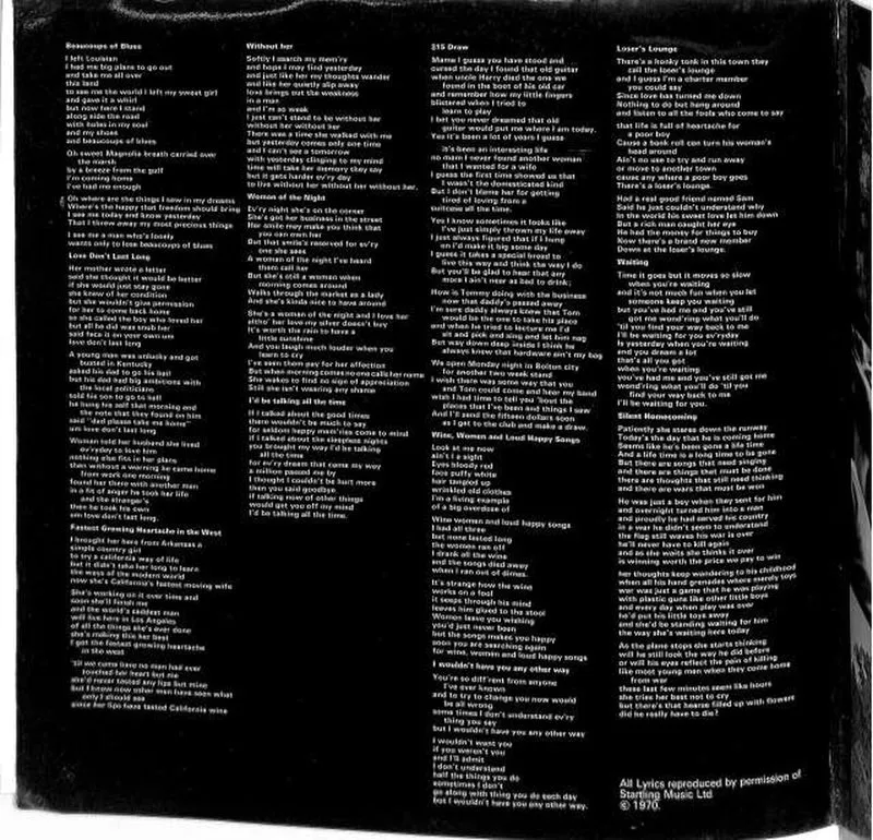 APPLE Ringo Starr „BEAUCOUPS OF BLUES“ PAS 10002