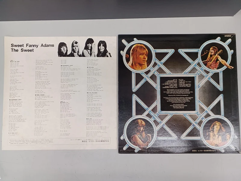 VICTOR Western Music Record The Sweet / Sweet Funny Adams