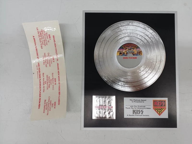 VICTOR Western Music Record KISS / Doppelplatin