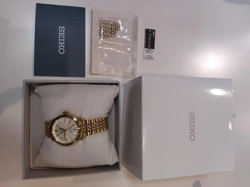 SEIKO Armbanduhr SARX132 (inkl. Geschenkbox und Armbandgliedern)