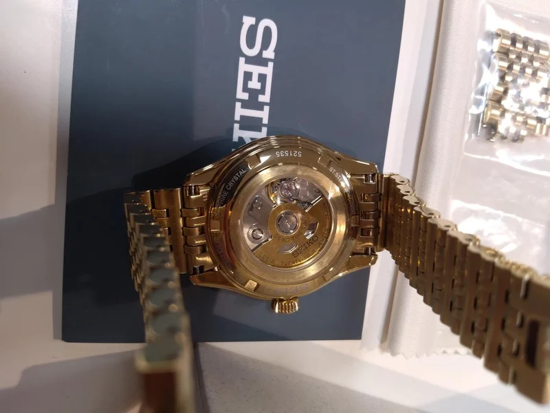 SEIKO Armbanduhr SARX132 (inkl. Geschenkbox und Armbandgliedern)