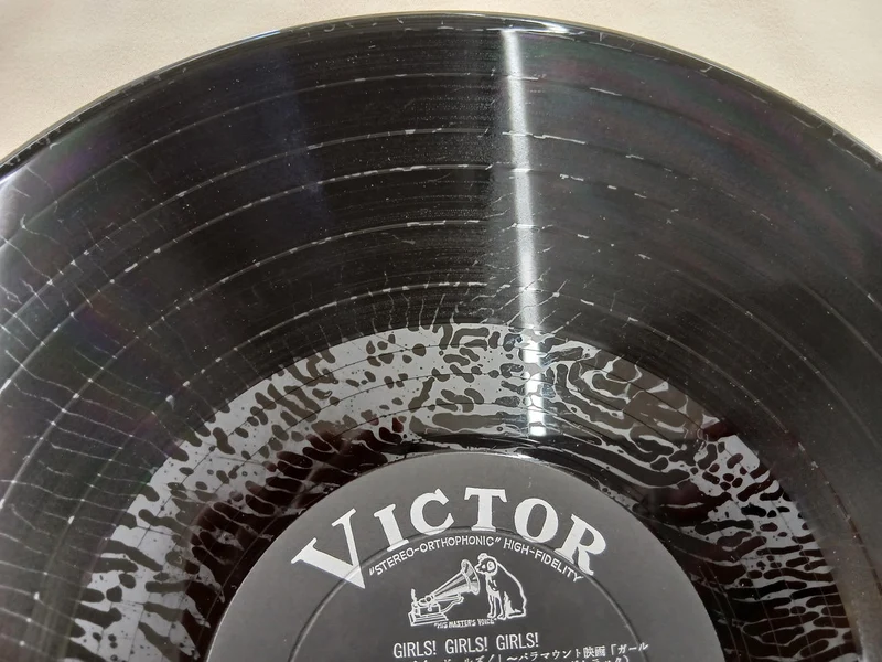 [JUNK] VICTOR Schallplatte MÄDCHEN! MÄDCHEN! MÄDCHEN!