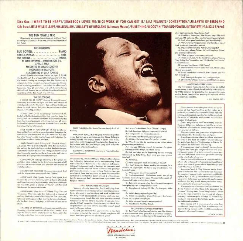 ELEKTRA Bud Powell „INNERE FEUER“ E1-60030