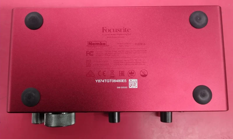 FOCUSRITE Audio-Interface: SCARLETT2I2 GEN3