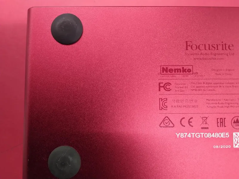 FOCUSRITE Audio-Interface: SCARLETT2I2 GEN3