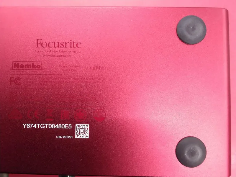 FOCUSRITE Audio-Interface: SCARLETT2I2 GEN3