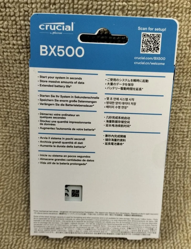 CRUCIAL SSD CT2000BX500SSD1