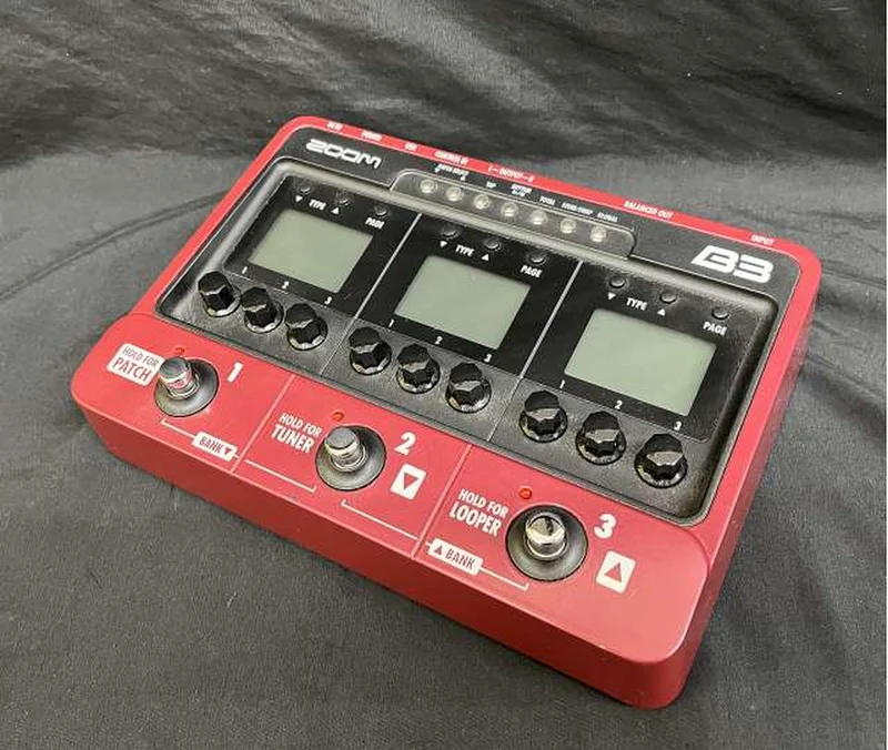 [JUNK] ZOOM [Ausgestattet mit 99 Effekten] Multi-Effekte für Bass B3