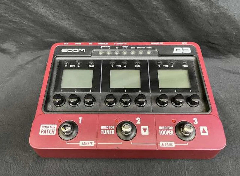 [JUNK] ZOOM [Ausgestattet mit 99 Effekten] Multi-Effekte für Bass B3