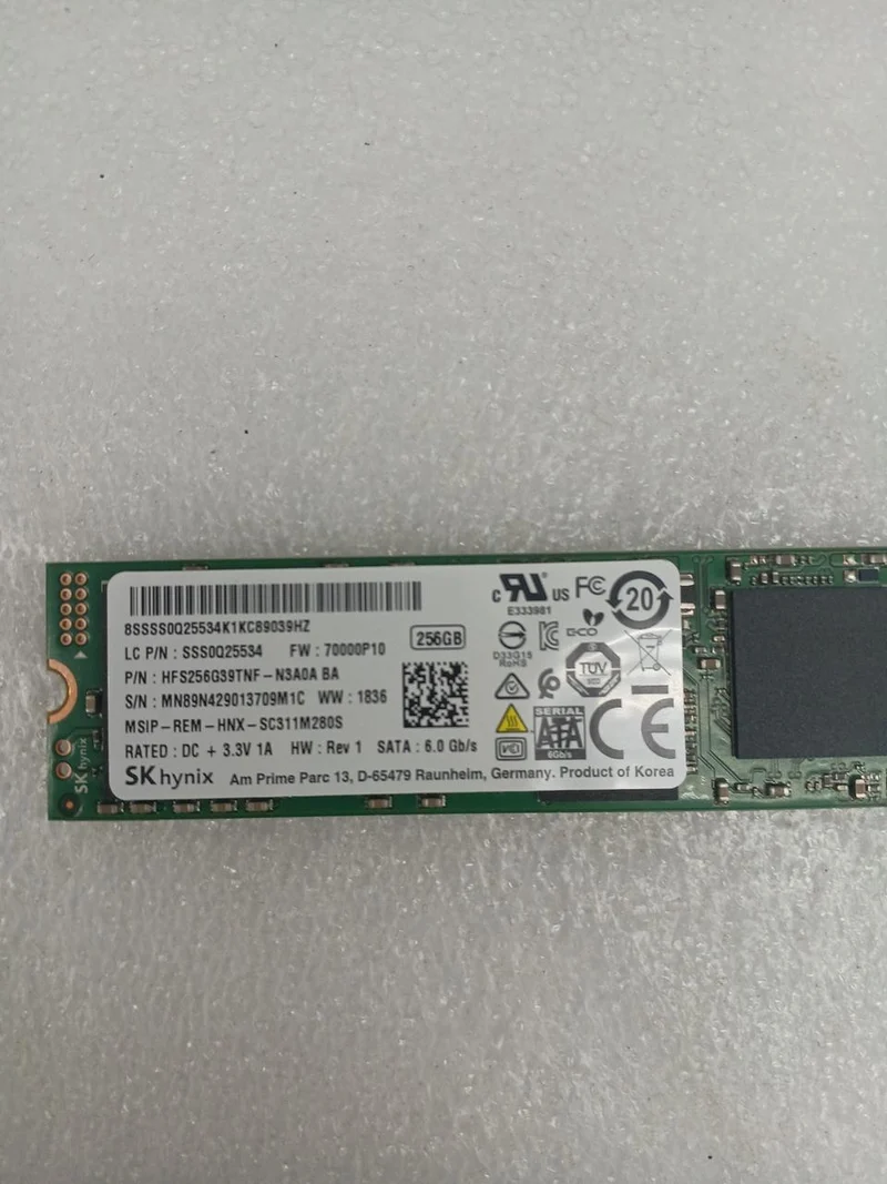 SK HYNIX [256 GB] SATA SSD HFS256G39TNF-N3A0A