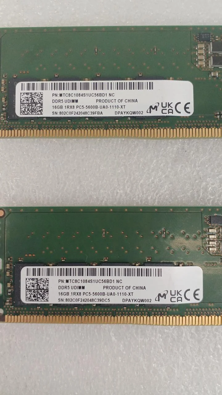 SK-HYNIX [DDR5] 16GBx2 Desktop-Speicher MTC8C1084S1UC56BD1 NC