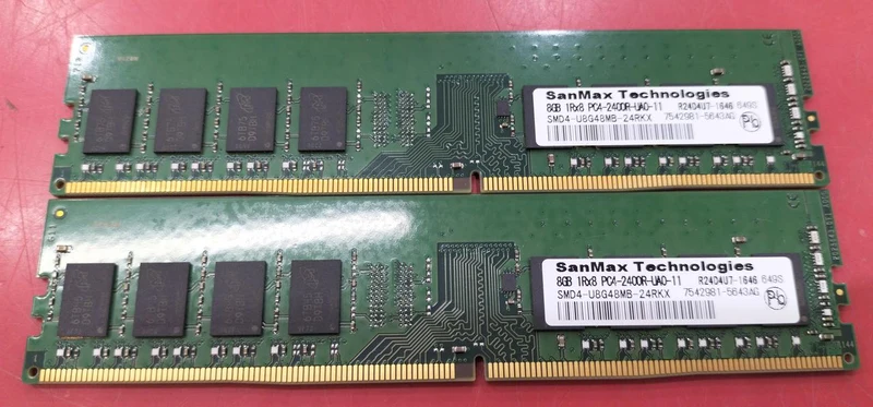 SANMAX Set mit 2 PC-Speicherriegeln SMD4-U8G48MB-24RKX