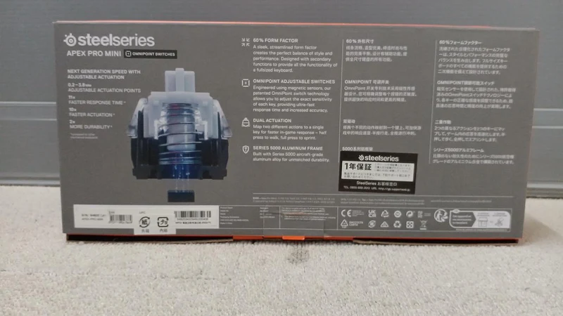 STEELSERIES Gaming-Tastatur APEX PRO MINI