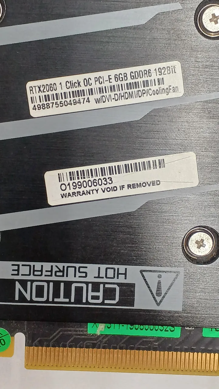 Xianren Zhizhi Grafikkarte RTX2060 1CLICK OC PCI-E 6GB