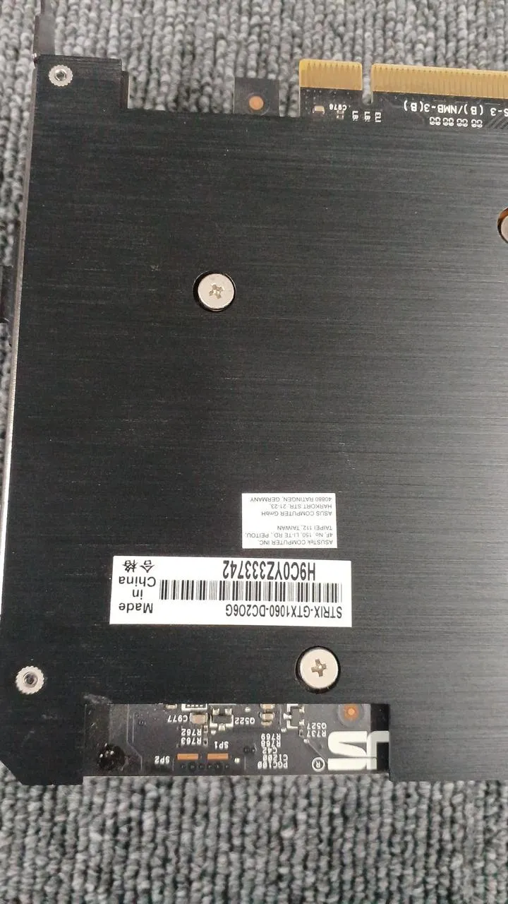 ASUS Grafikkarte: STRIX-GTXI1060-DC2O6G