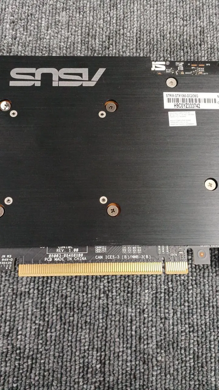 ASUS Grafikkarte: STRIX-GTXI1060-DC2O6G