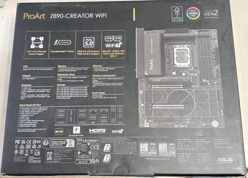 ASUS Mainboard PROART Z890-CREATOR WIFI