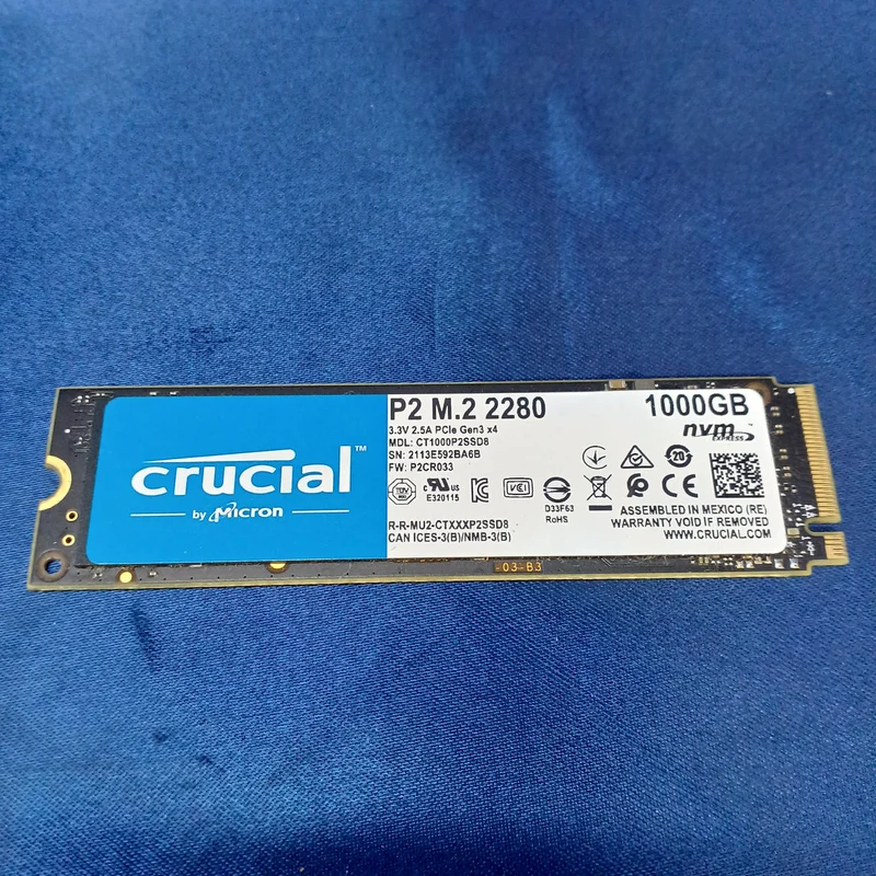 CRUCIAL SSD CT1000P2SSD8 (1 TB)