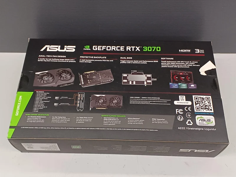 ASUS-Grafikkarte: DUAL-RTX3070-O8G