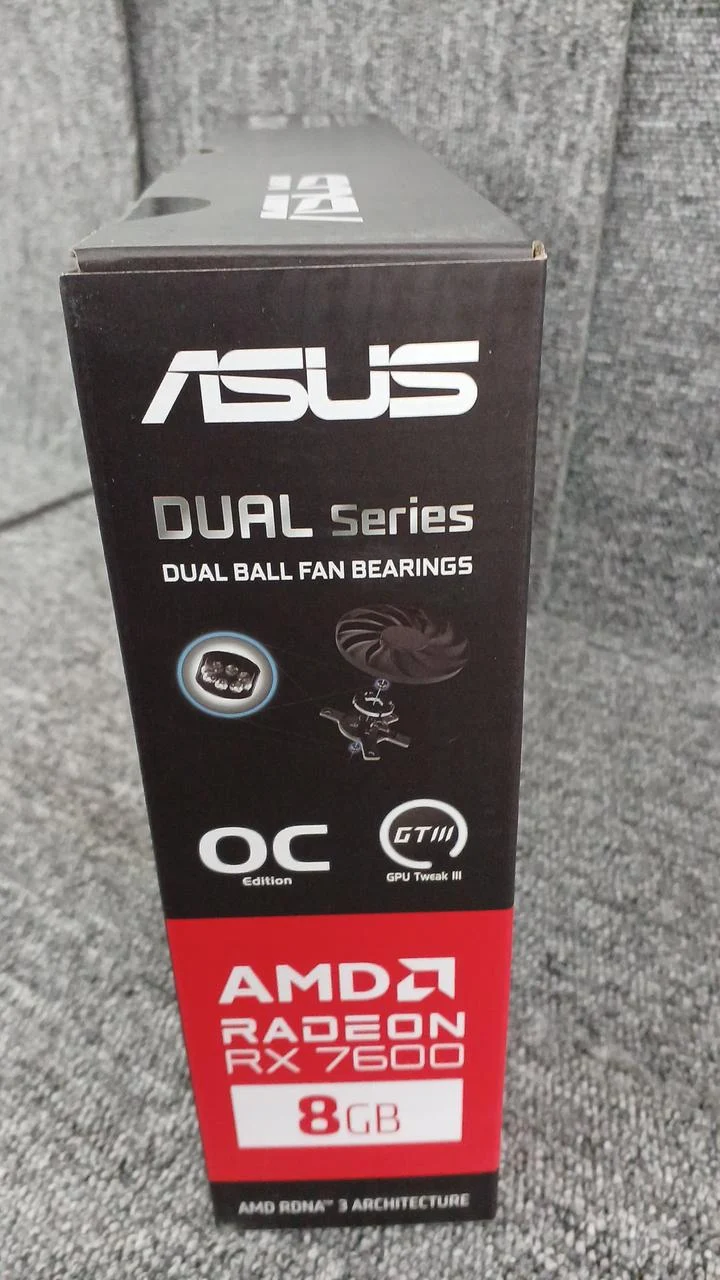ASUS Ungeöffnete Grafikkarte DUAL-RX7600-O8G-EVO