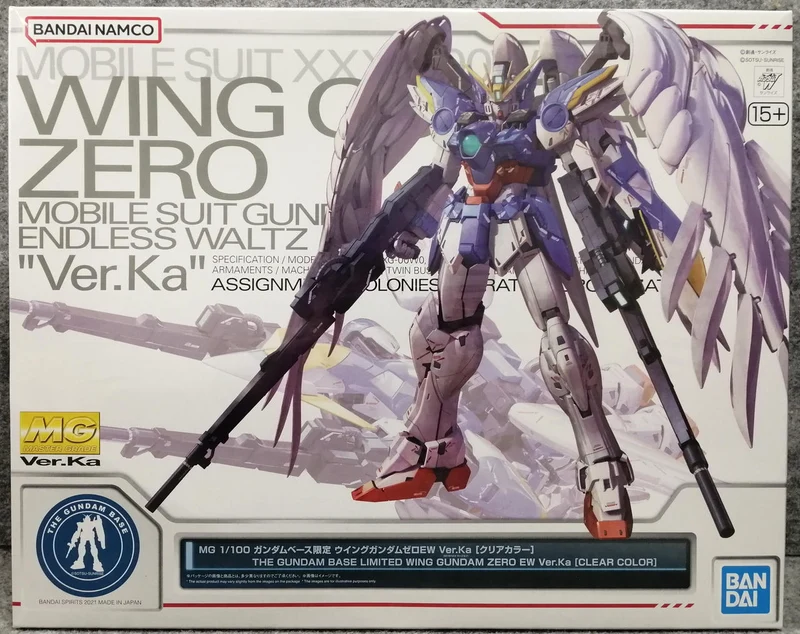 BANDAI MG Wing Gundam Zero EW Ver.Ka [Clear Color New Mobile Report Gundam W Endless Waltz]
