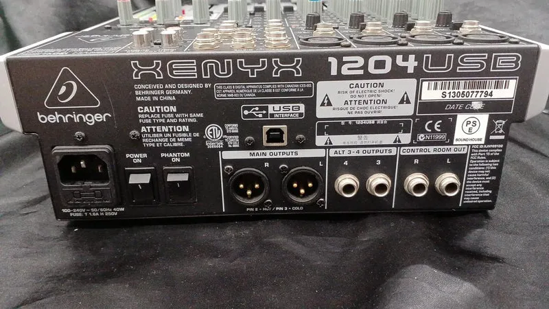 BEHRINGER Analogmixer XENYX 1204USB