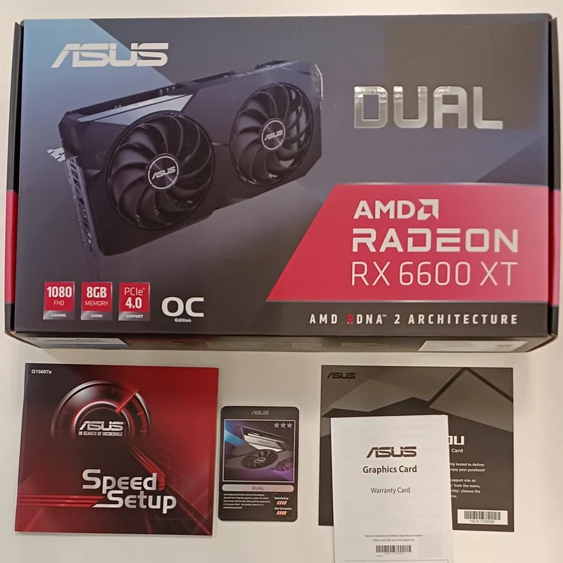 ASUS Grafikkarte: RX6600XT-O8G