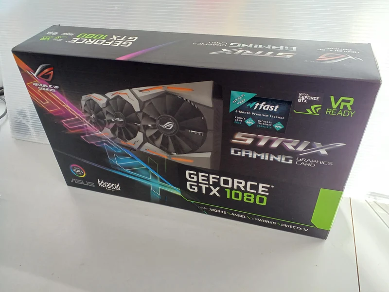 ROG Grafikkarte: STRIX-GTX1080-A8G
