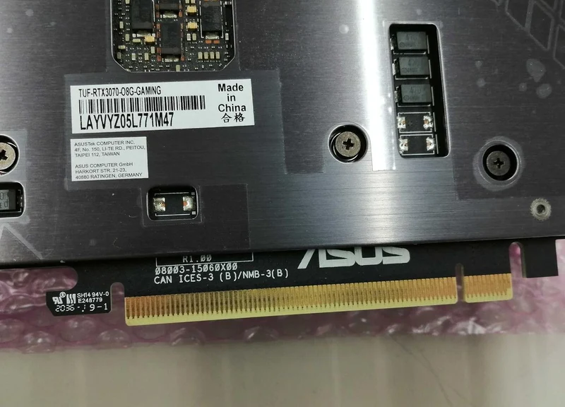 ASUS Grafikkarte: TUF-RTX3070-GAMING