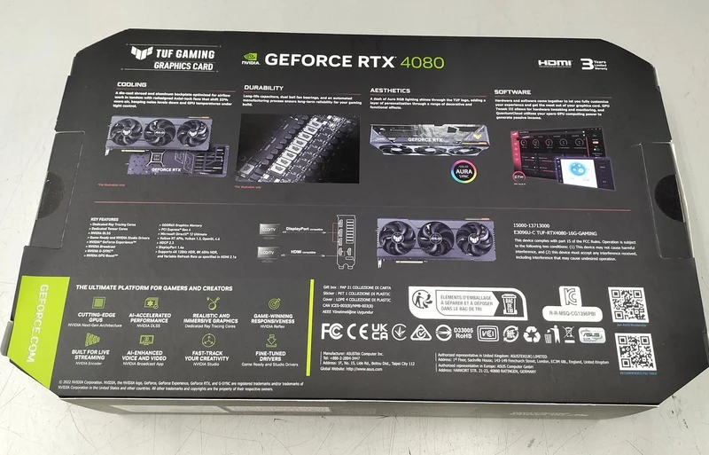 ASUS Grafikkarte: TUF-RTX4080-16G-GAMING