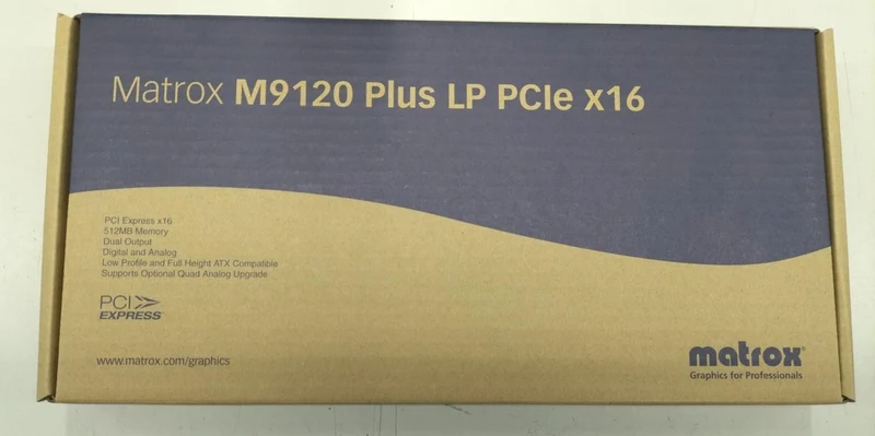 MATROX Grafikkarte M9120/512PEX16/LP (ungeöffnet)