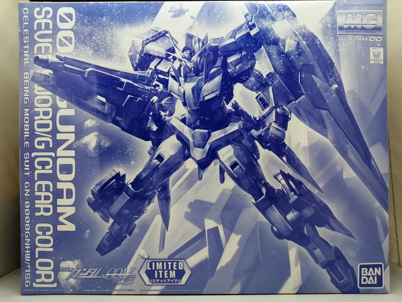 BANDAI MG Double O Gundam Seven Sword/G Klare Farbe Mobile Suit Gundam 00V War Chronicle