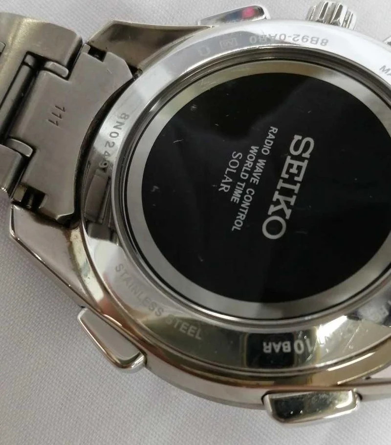 SEIKO BRIGHTZ Radio Solar Analog 8B92-0AB0