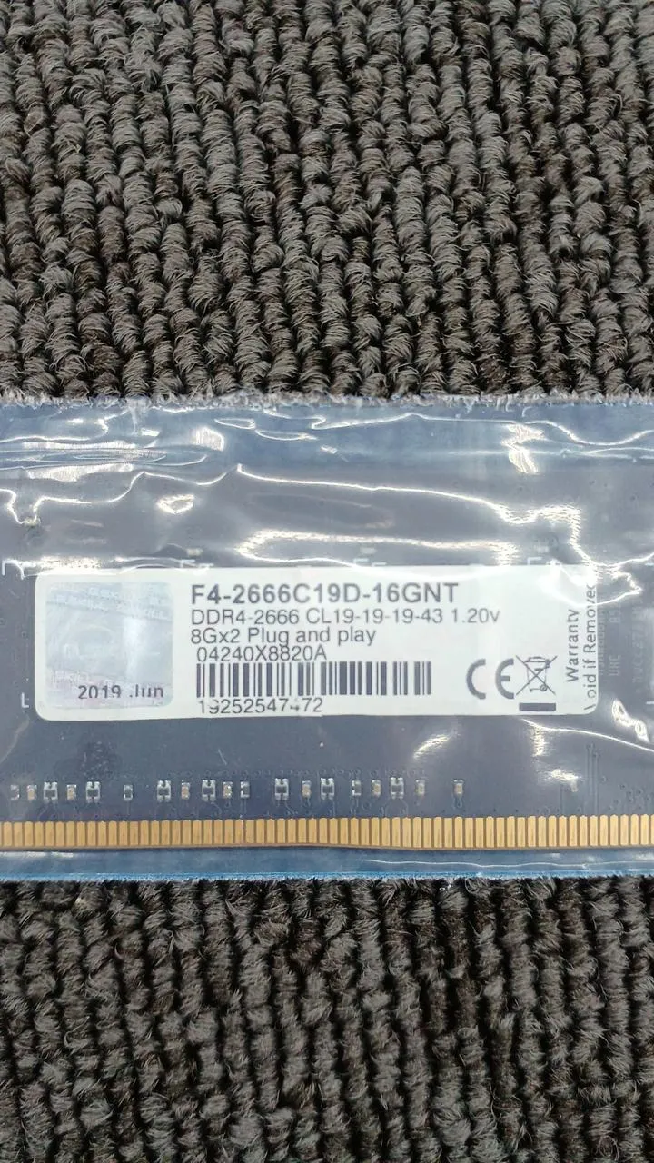 G.SKILL DDR4 Desktop-Speicher F4-2666C19D-16GNT