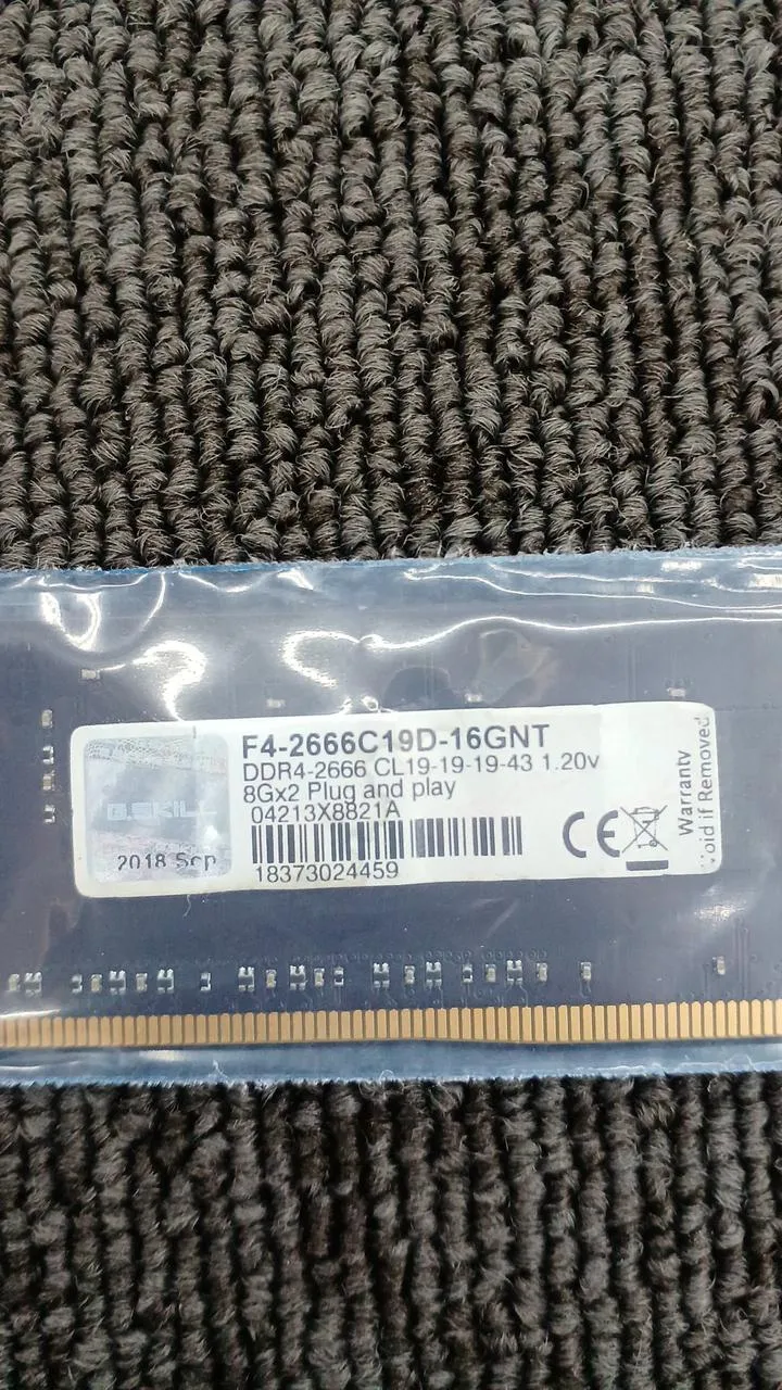 G.SKILL DDR4 Desktop-Speicher F4-2666C19D-16GNT