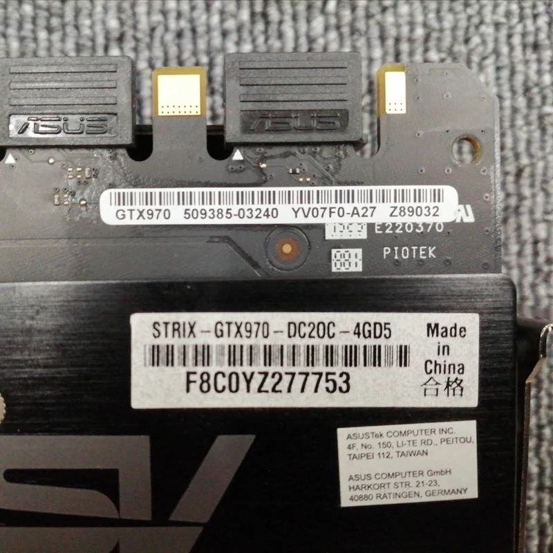 ASUS Grafikkarte: GTX970-DC20C