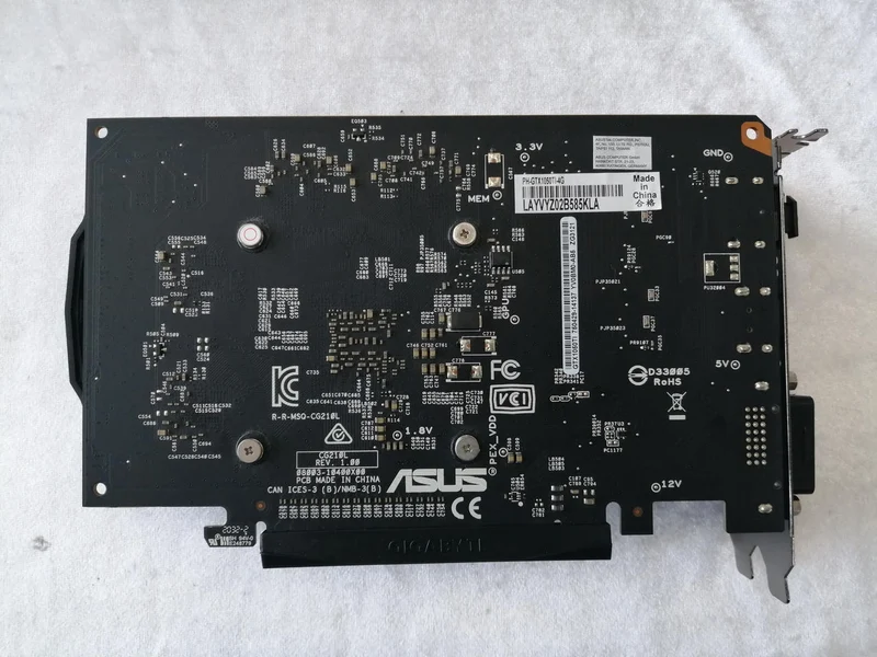 ASUS Grafikkarte PH-GTX1050TI-4G