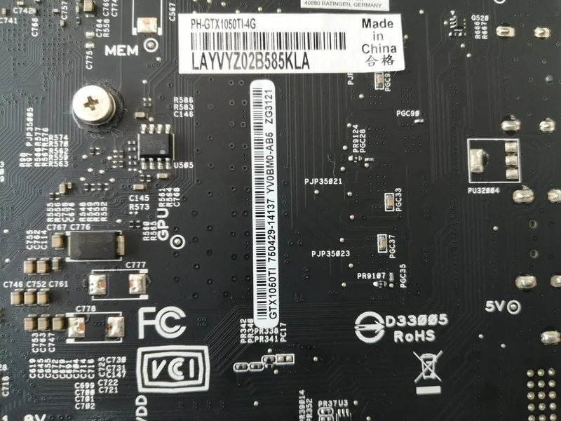 ASUS Grafikkarte PH-GTX1050TI-4G