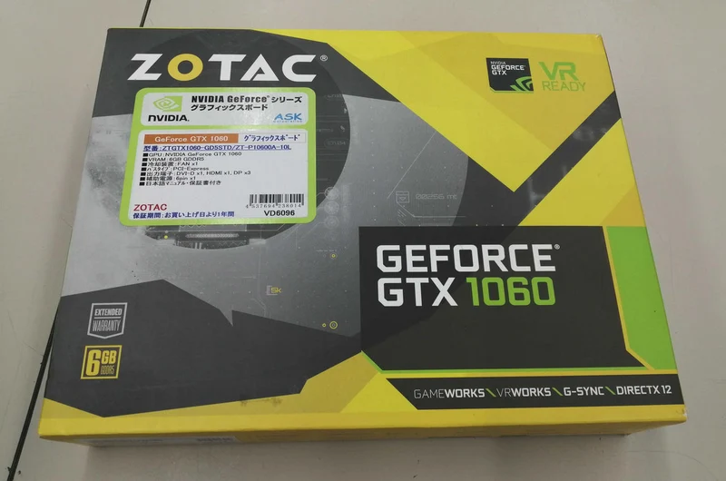 ZOTAC Grafikkarte: ZTGTX1060-GD5STD
