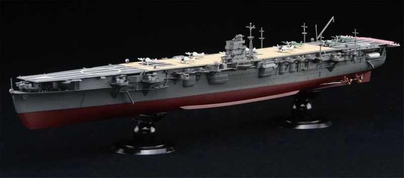 Fujimi FH-25EX-3 1/700 IJN Serie Nr. 25 Japanischer Marine-Flugzeugträger Hiryu (mit Ätzteilen und Holzdeck-Abziehbildern)