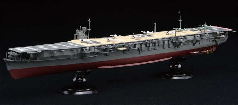 Fujimi FH-24EX-3 1/700 IJN Serie Nr. 24 Japanischer Marine-Flugzeugträger Soryu (mit Ätzteilen und Holzdeck-Abziehbildern)