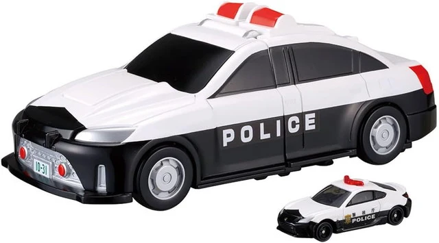 Tomica World Tomica Vehicle Town Verwandlungs-Streifenwagen (mit Tomica)