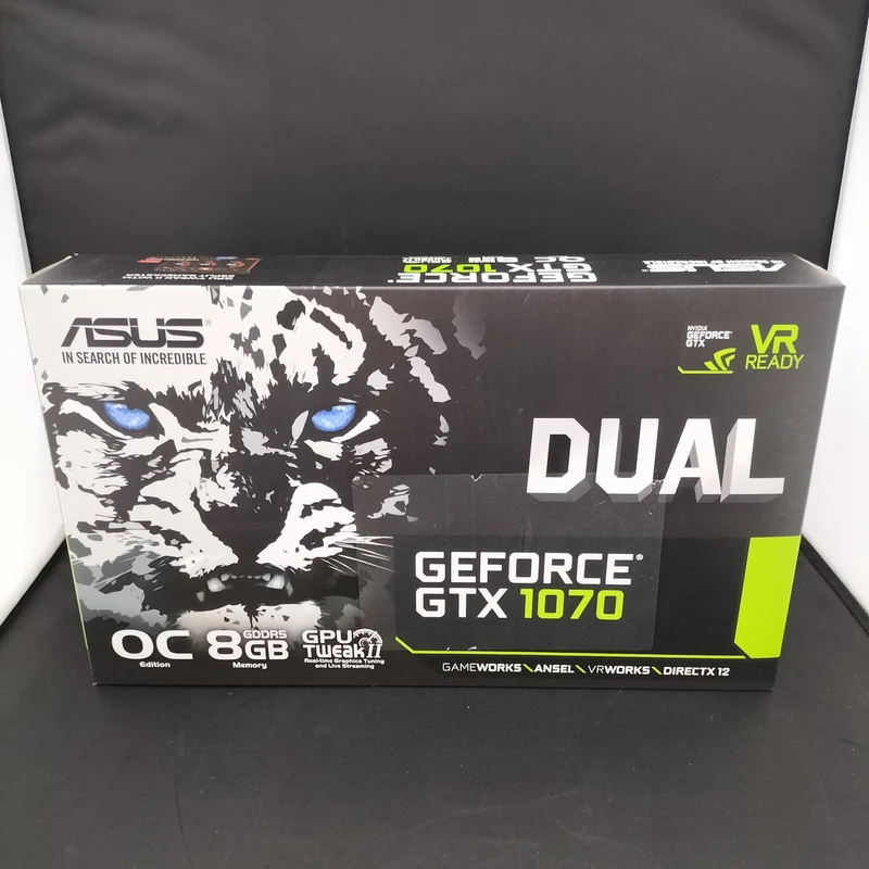 ASUS PCI-EXPRESS Bus-kompatible NVIDIA-Grafikkarte DUAL-GTX1070-08G