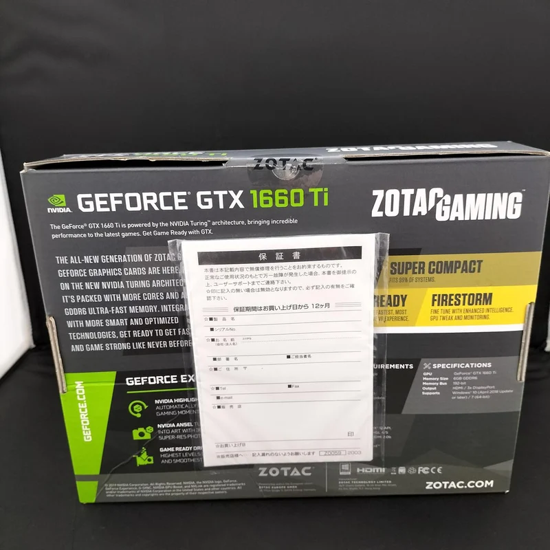 ZOTAC PCI-EXPRESS Bus-kompatible NVIDIA-Grafikkarte ZT-T16610F-10L