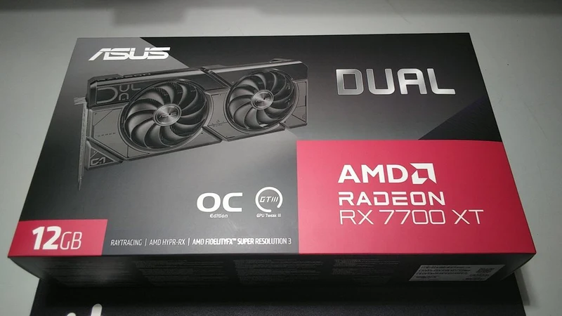 ASUS-Grafikkarte: DUAL-RX7700XT-O12G