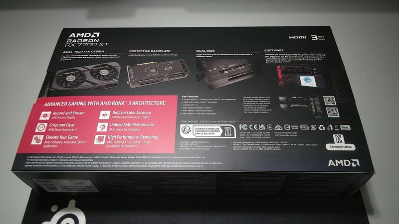 ASUS-Grafikkarte: DUAL-RX7700XT-O12G