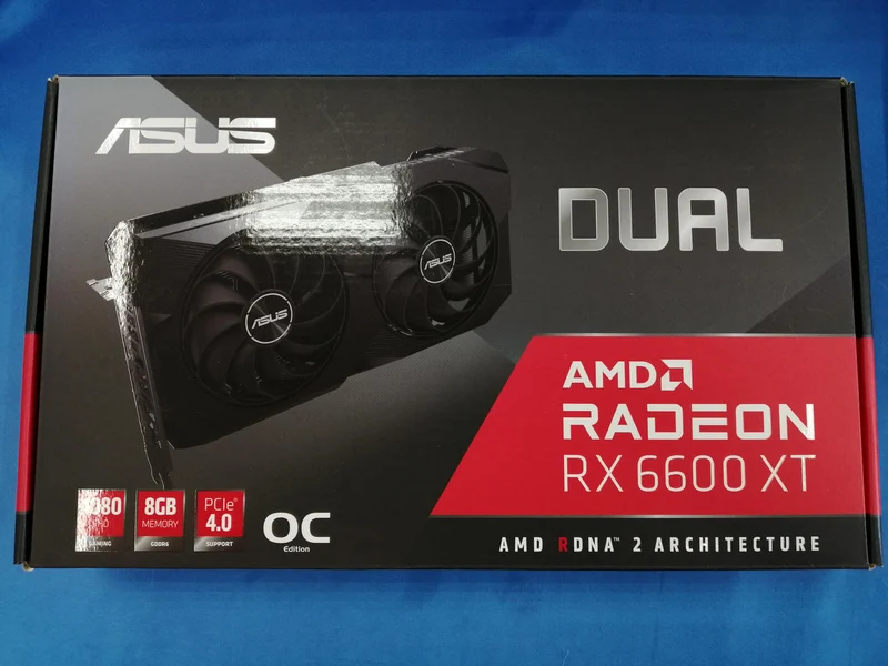 ASUS-Grafikkarte: DUAL-RX6600XT-O8G