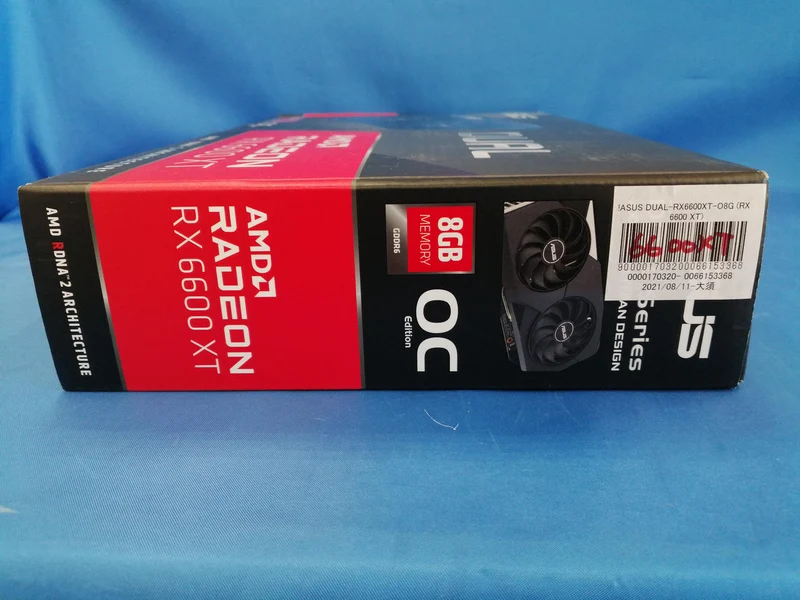 ASUS-Grafikkarte: DUAL-RX6600XT-O8G