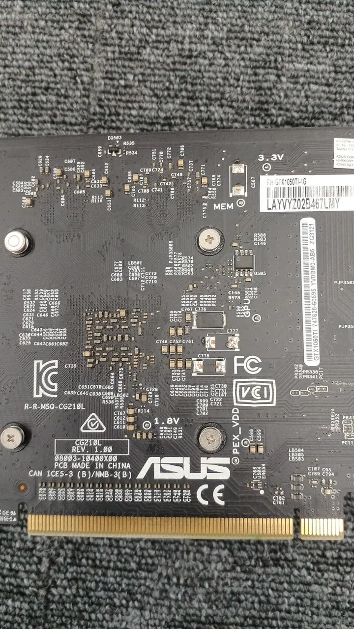ASUS Grafikkarte PH-GTX1050TI-4G